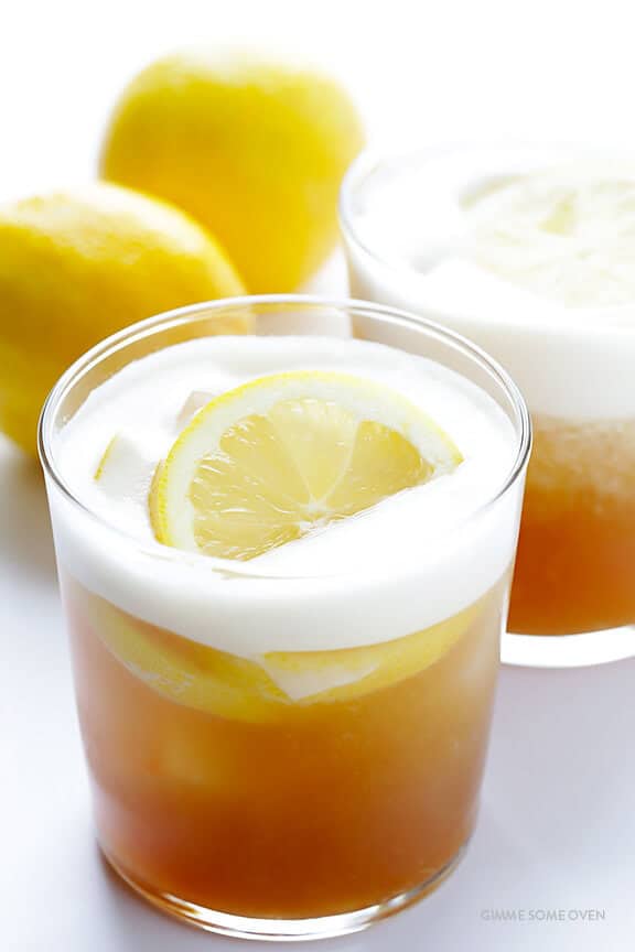 Citrus-Honey Whiskey Sour with Egg White Foam