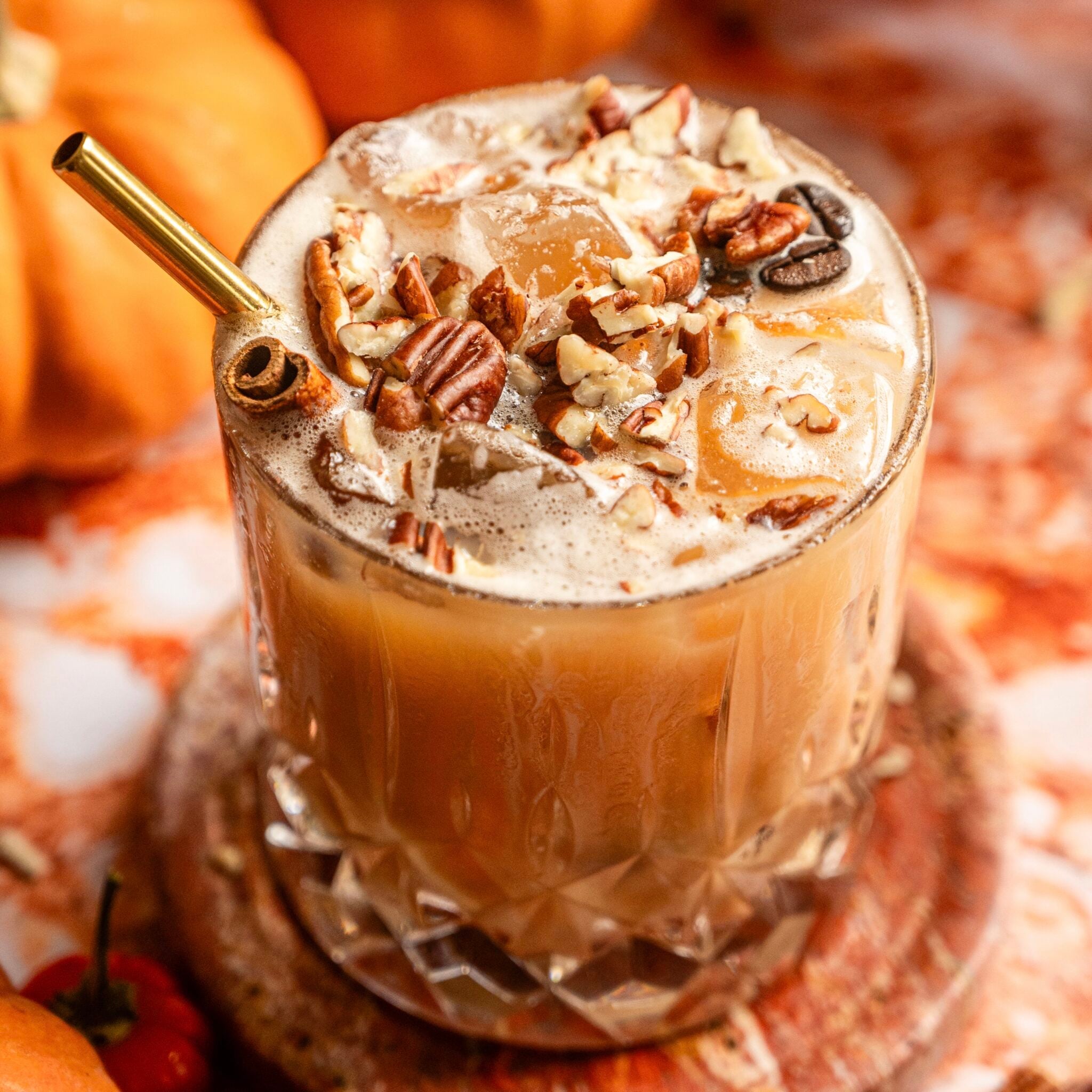 Coffee-Spiced Bourbon Old Fashioned