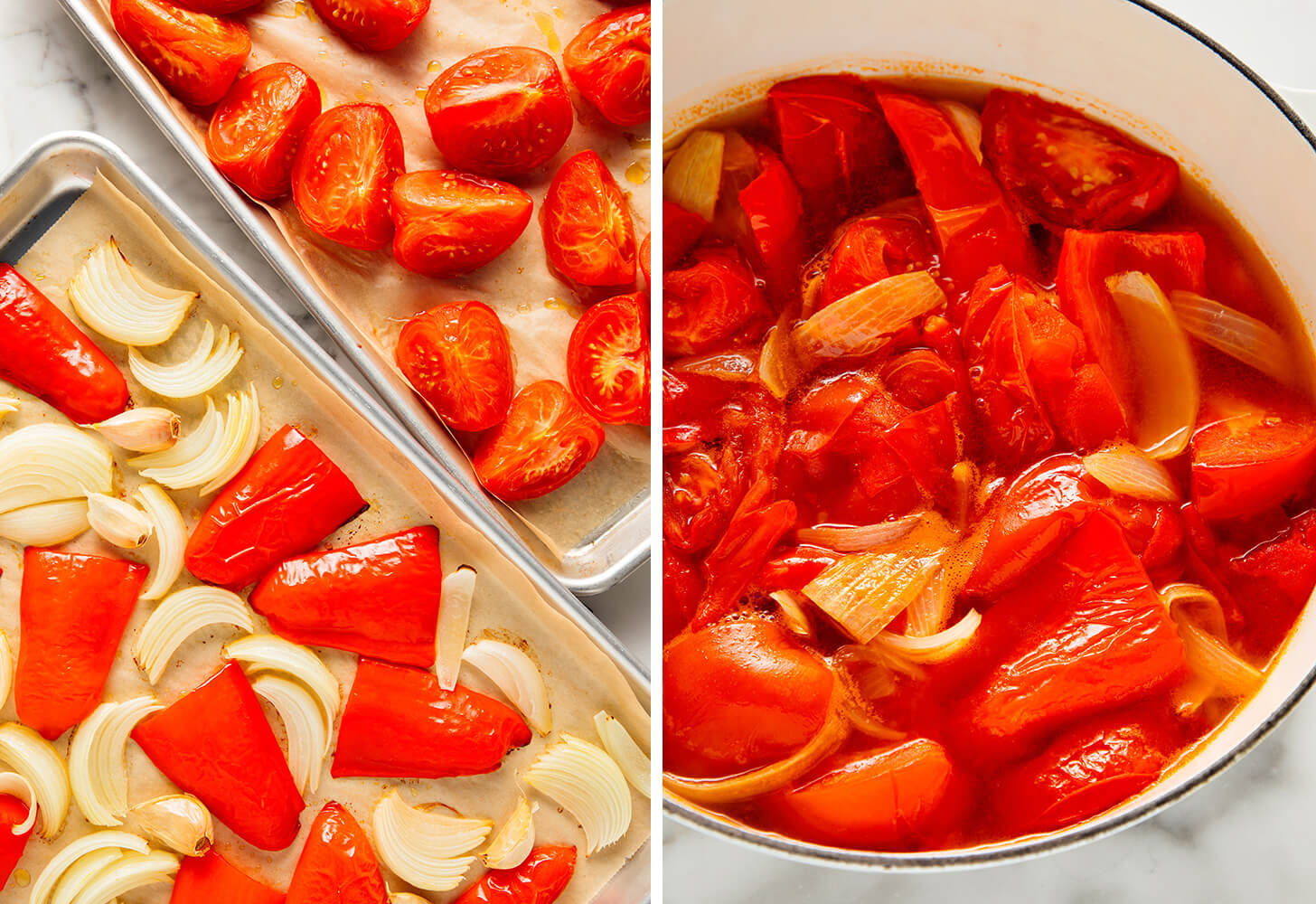 Smoky Tomato & Roasted Pepper Stew