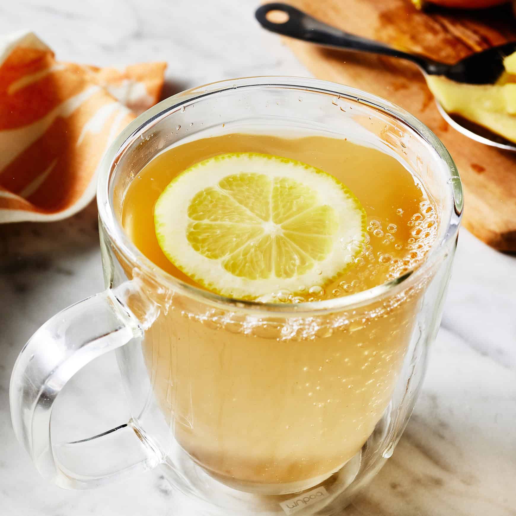 Ginger-Lime Iced Tea Punch with Mint