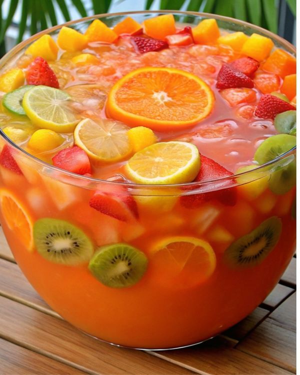 Buffet Breeze Spiced Rum Punch