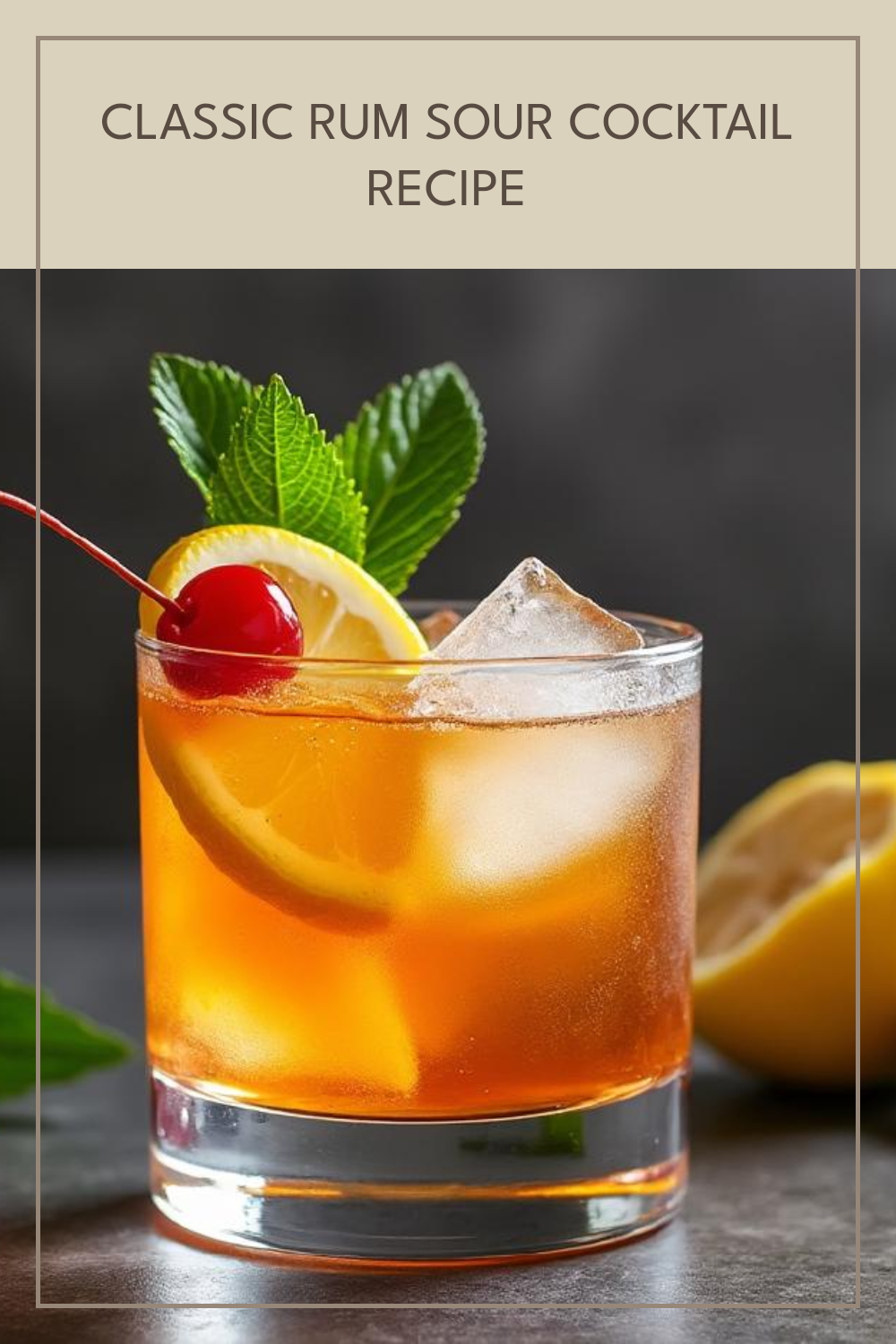 Citrus-Spiced Rum Sour
