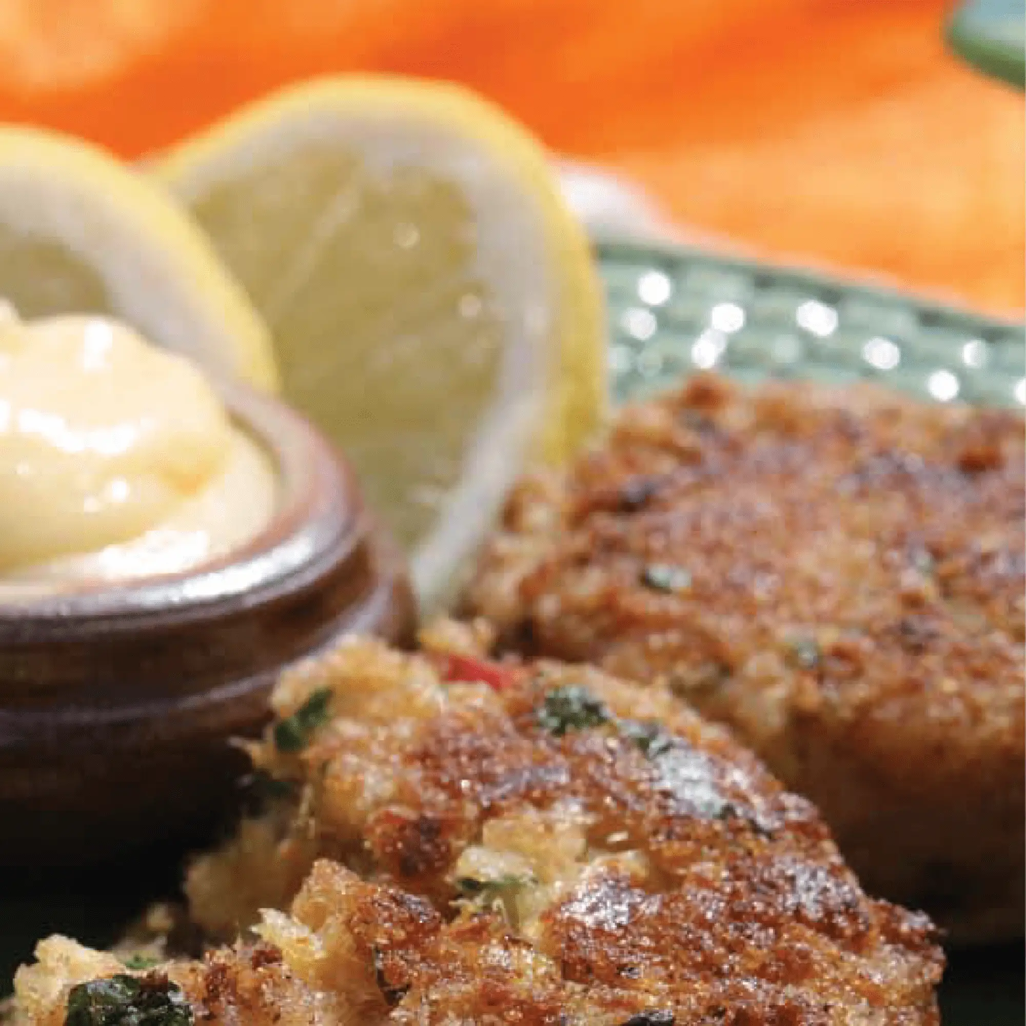 Vestrahorn Black Sand Crab Cakes with Lemon Dill Aioli