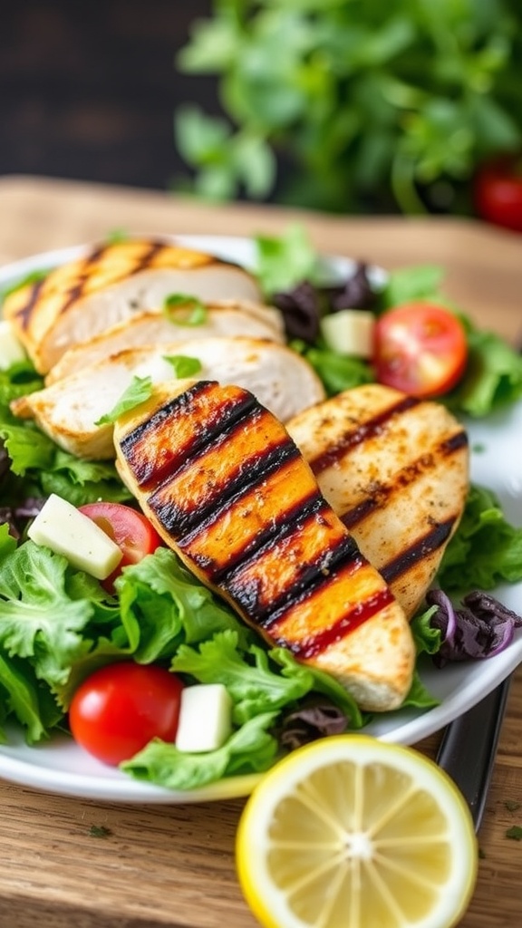 Bankers’ Citrus and Herb Grilled Chicken Salad