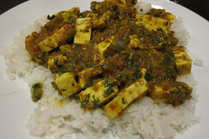 Spiced Paneer Tikka Masala with Basmati Rice