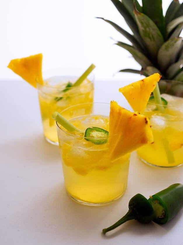 Spiced Pineapple Rum Fizz