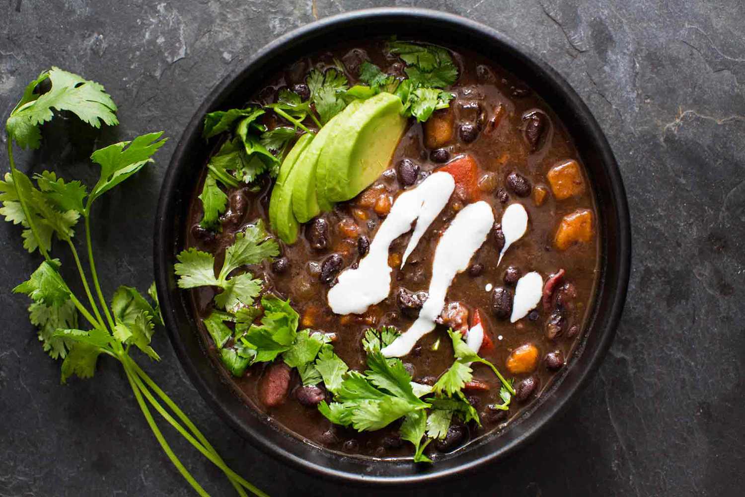 Slow-Cooked Black Bean and Pork Stew