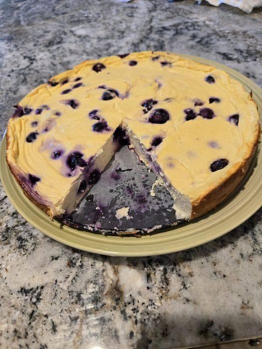 Snowflake Vanilla and Blueberry Frozen Cheesecake Bites