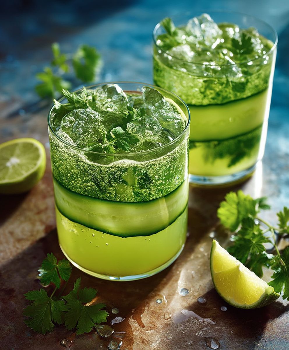 Herbal Gin and Cucumber Stir