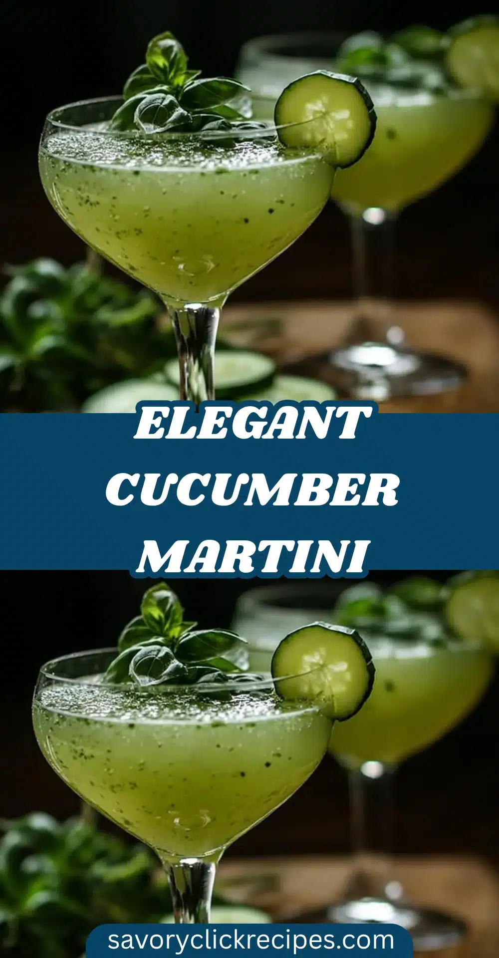 Herbal Cucumber Martini