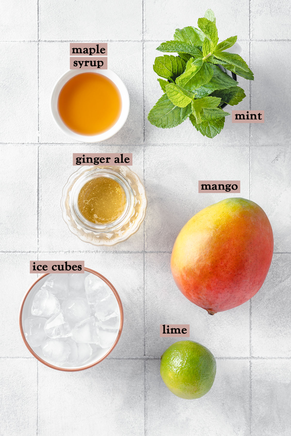 Spiced Rum Mango Mule