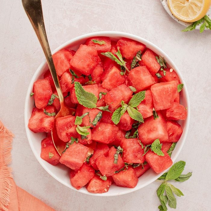 Springfield-Style Watermelon and Mint Salad