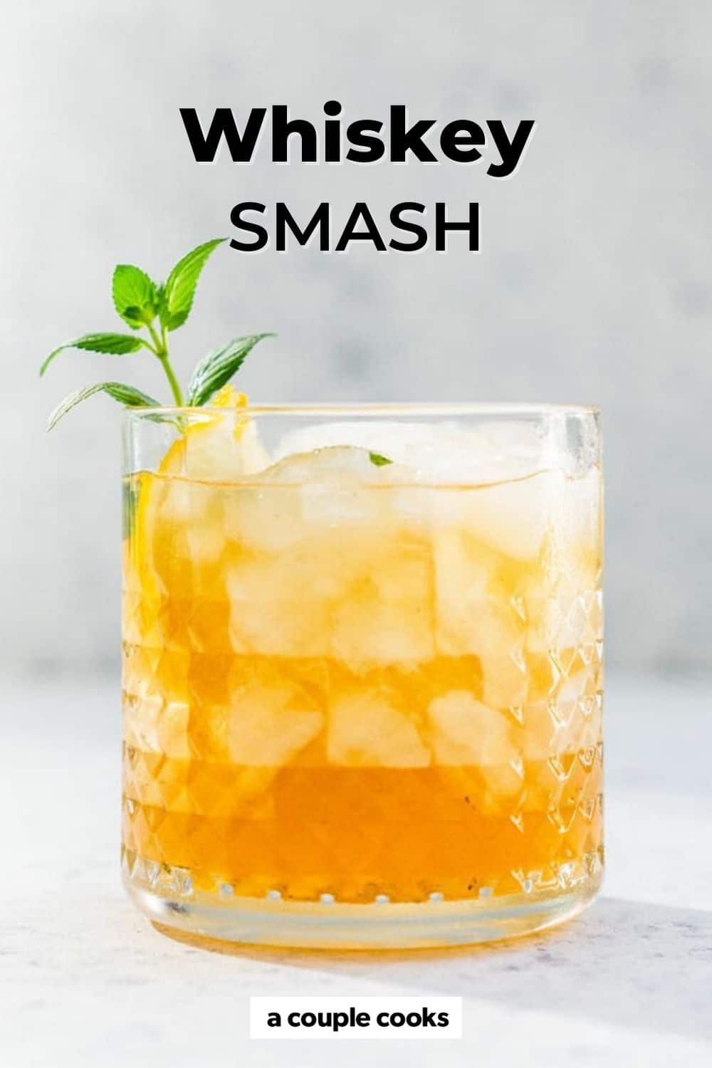 Charred Pineapple Whiskey Smash