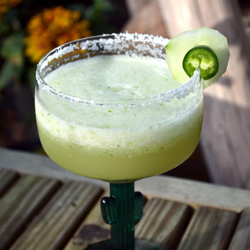 Spicy Jalapeño and Cucumber Margarita