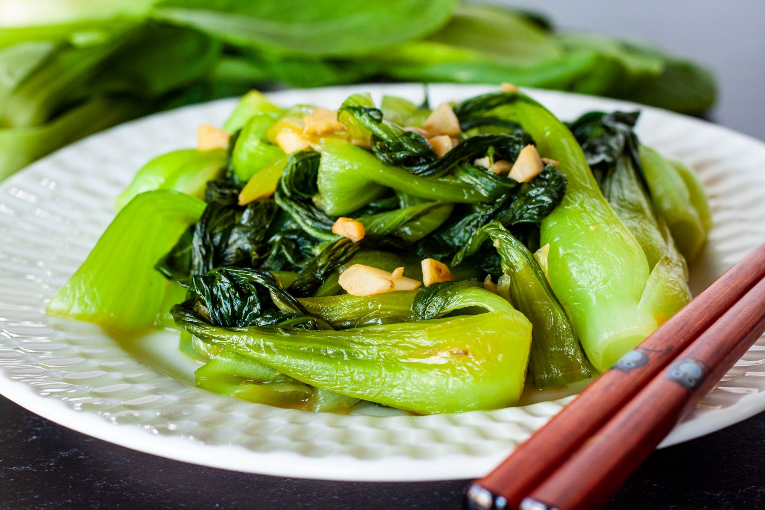 Stir-Fried Shanghai Bok Choy with Garlic and Soy