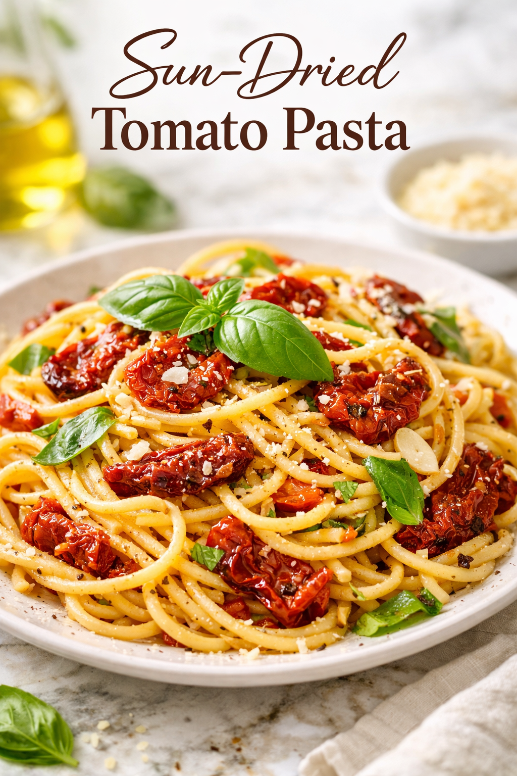 Authentic Mediterranean Sun-Dried Tomato Pasta