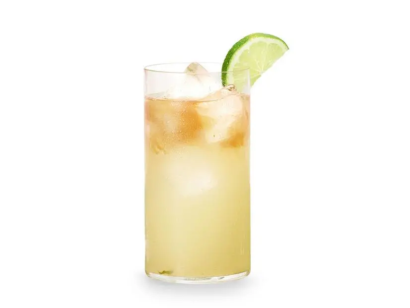 Tropical Basil Rum Fizz