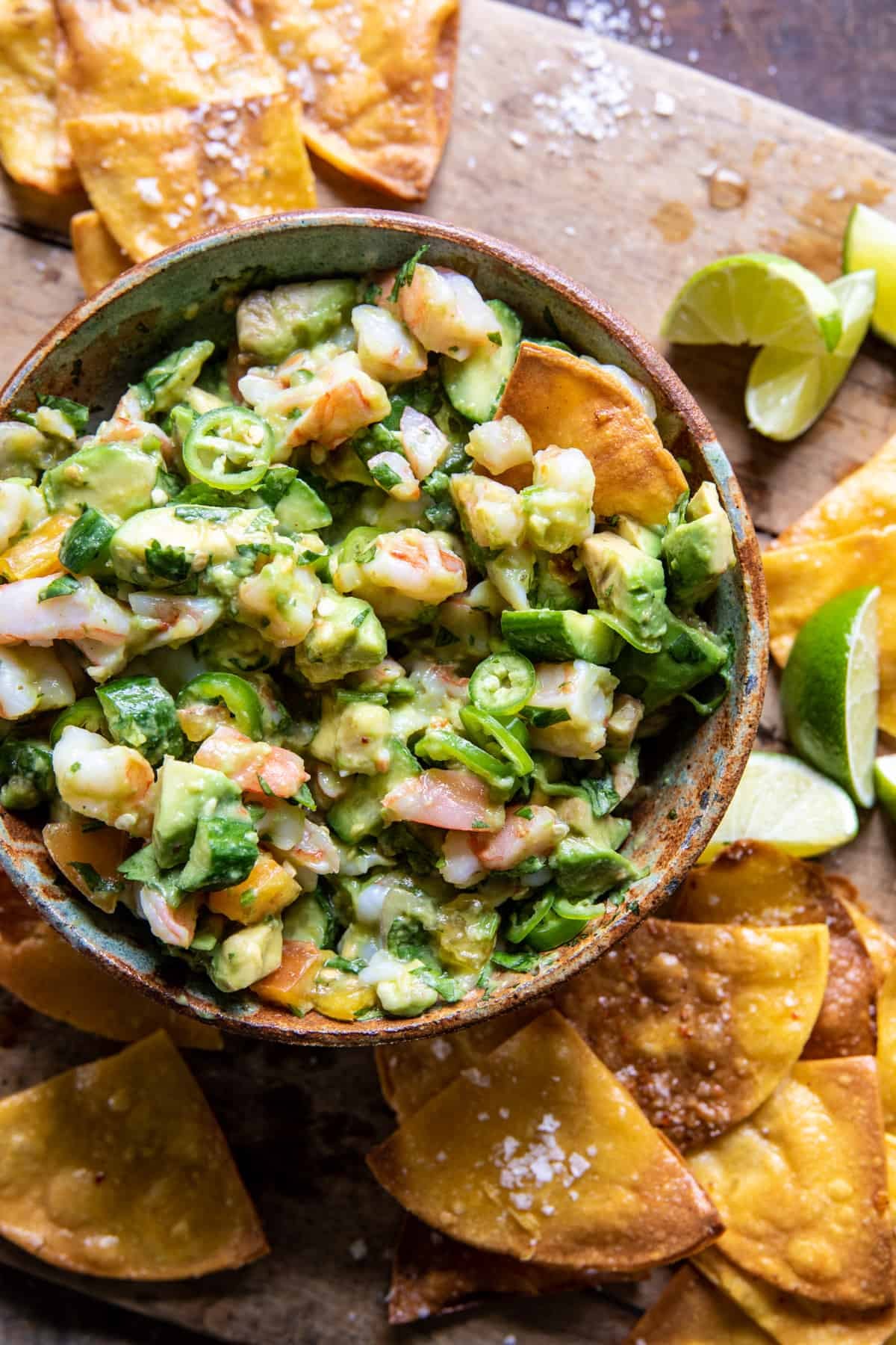 Sautéed Shrimp with Avocado-Cilantro Salsa