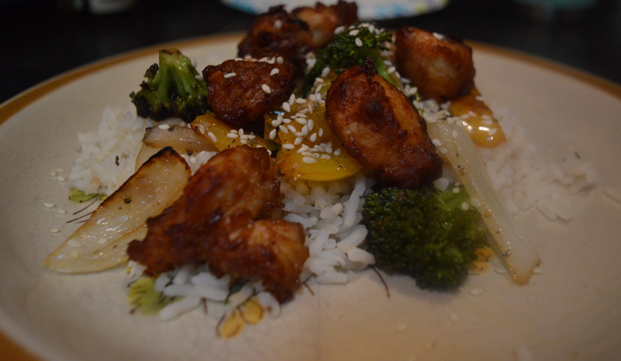 True Freedom Vegetable Stir-Fry with Black Sesame