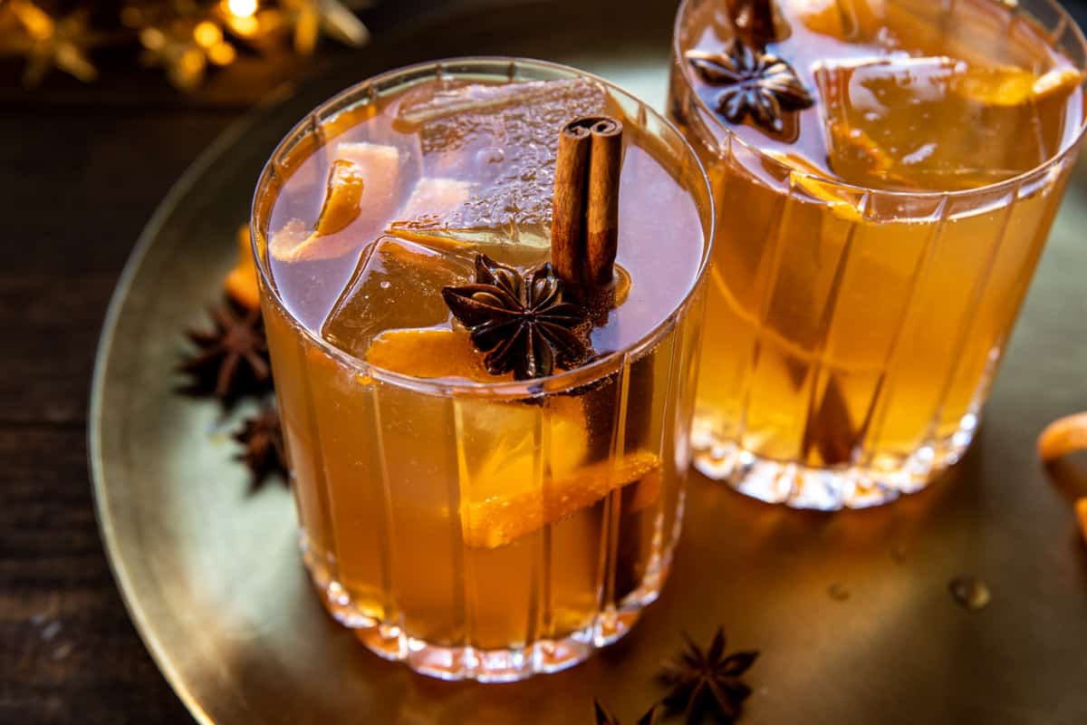 Citrus-Spiced Bourbon Fizz