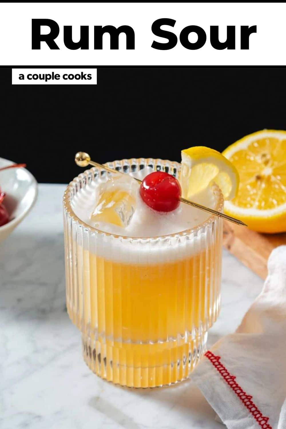 Popular Spice-Infused Rum Sour
