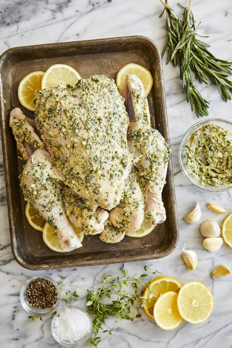 Saltbush Roasted Chicken with Lemon Myrtle